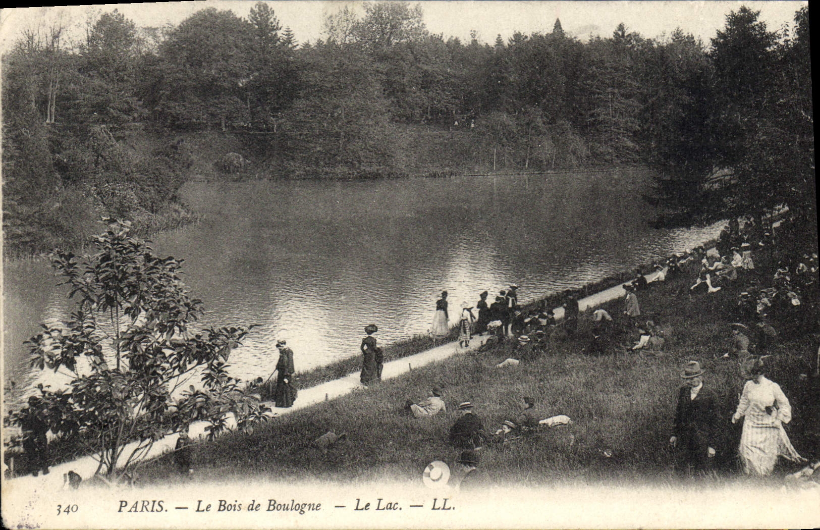 CPA Paris le Bois de Boulogne le Lac 