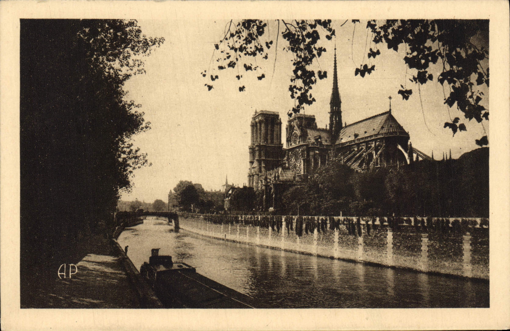 CPA Paris Notre Dame l'Abside 