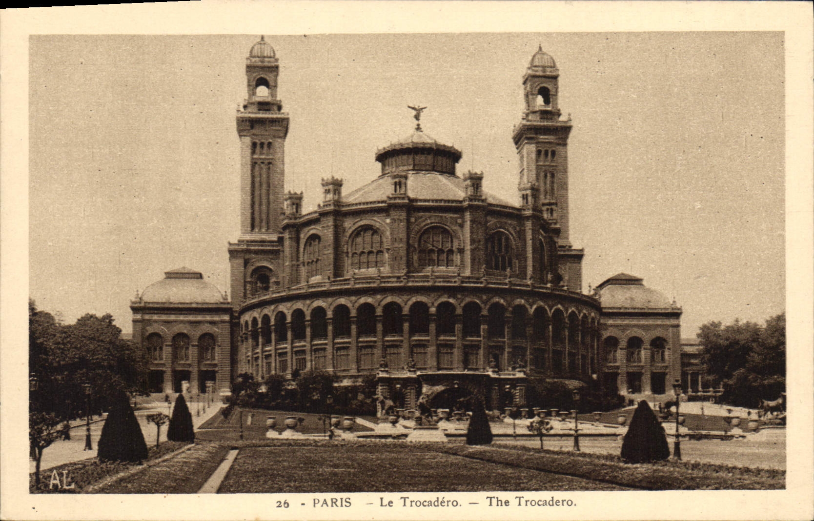 CPA Paris le Trocadero 