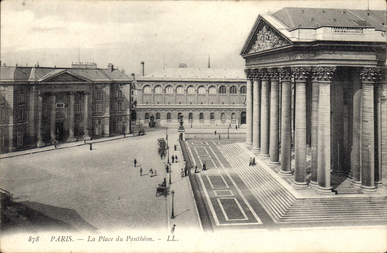 CPA Paris la Place du Pantheon 