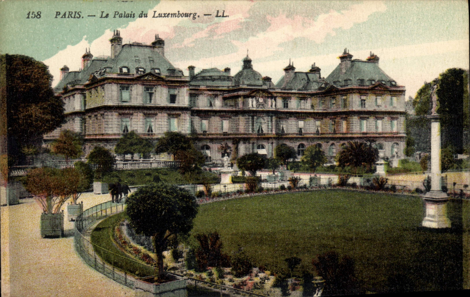 CPA Paris le Palais du Luxembourg 