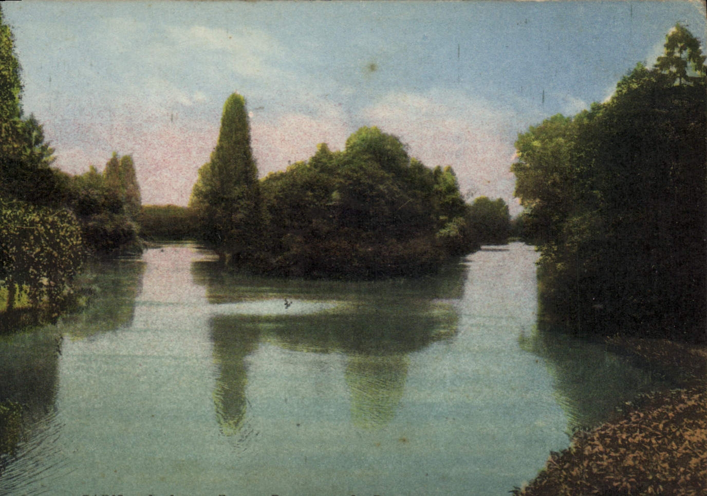 CPA Paris le Lac du Bois de Boulogne 