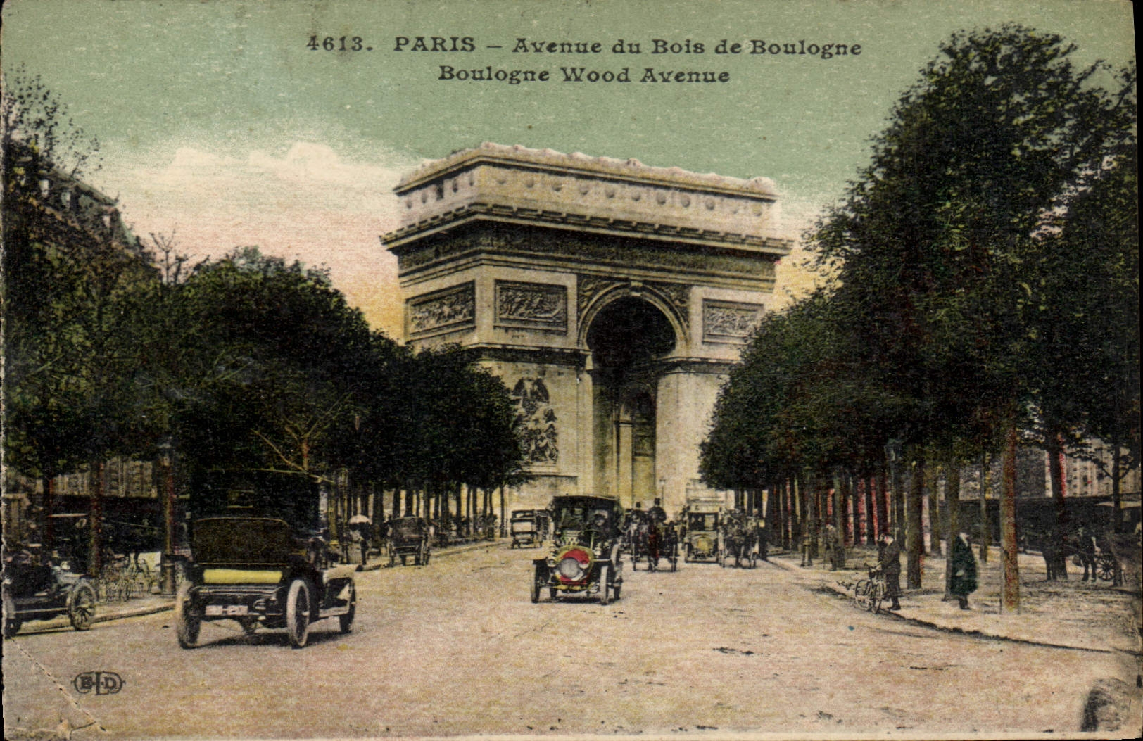 CPA Paris Avenue du Bois de Boulogne 
