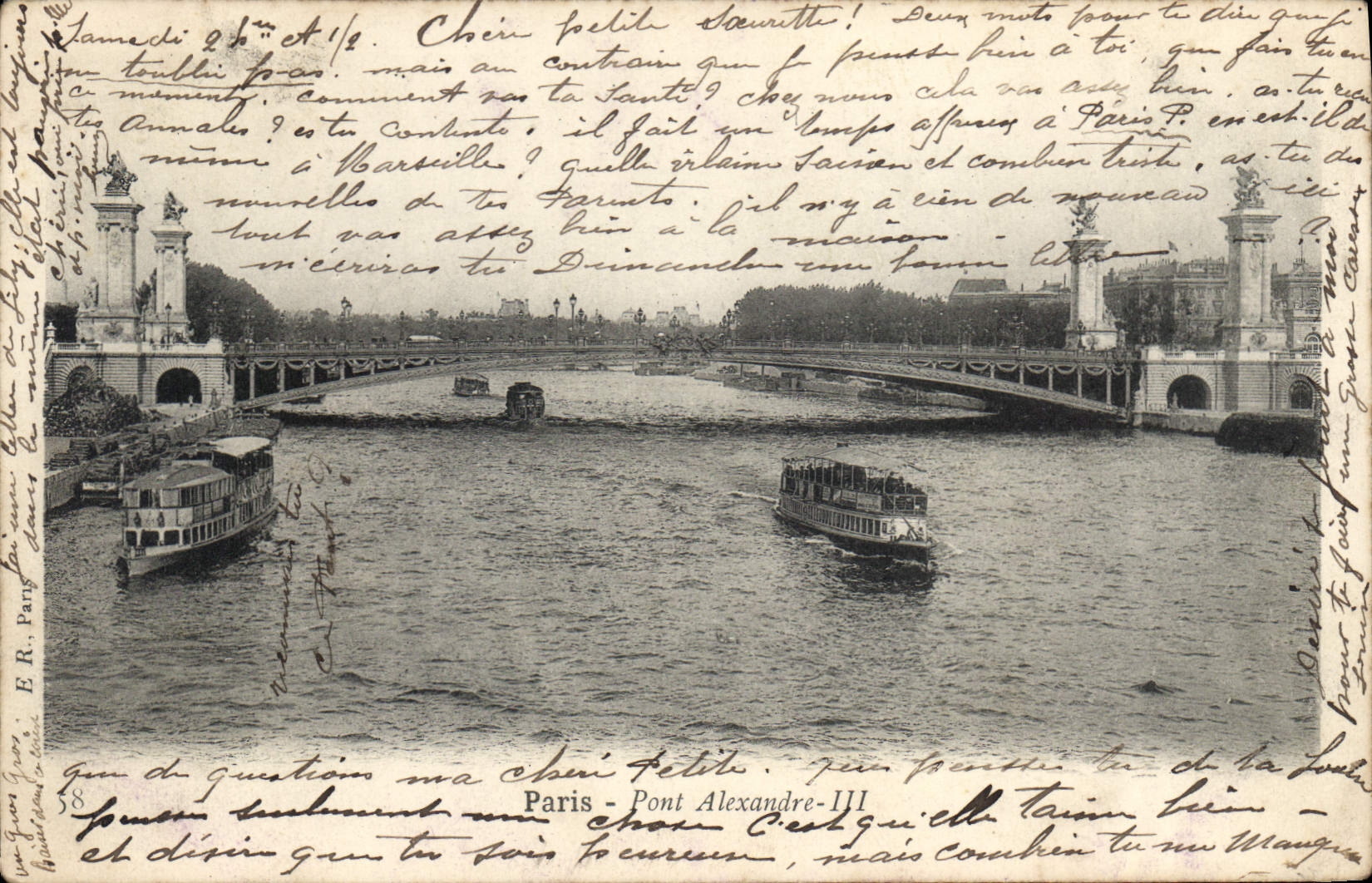 CPA Paris Pont Alexandre III 