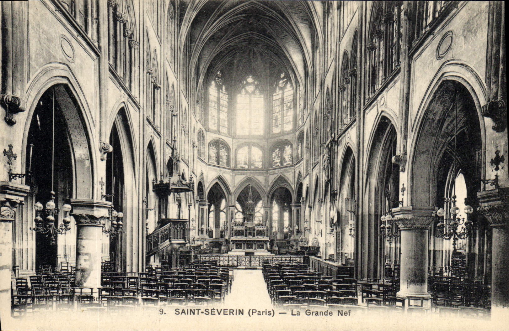 CPA Saint Severin Paris la Grande Nef 