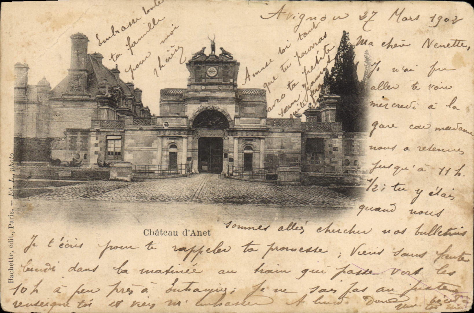 CPA Chateau d'Anet