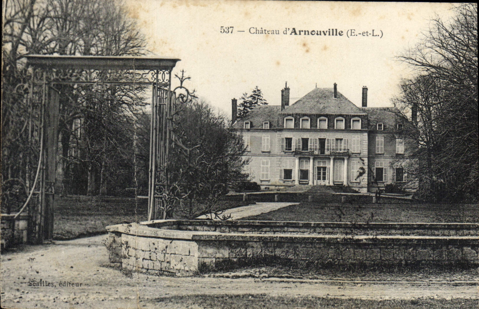 CPA Chateau d'Arnouville E et L