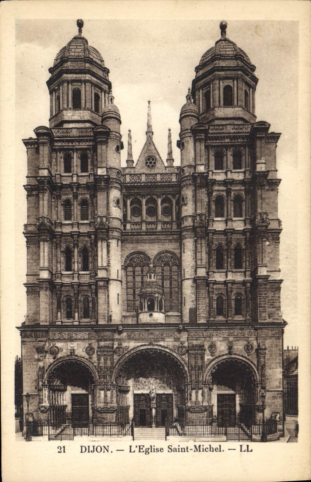 CPA Dijon l'Eglise Saint Michel 