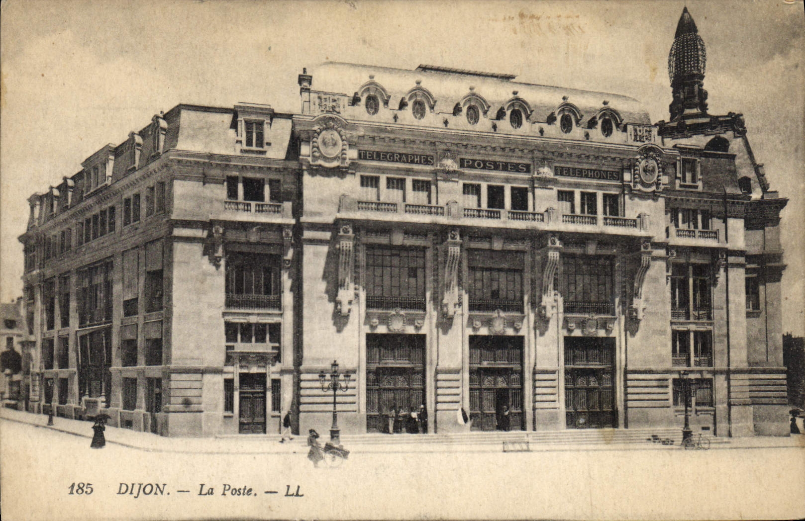 CPA Dijon La Poste 