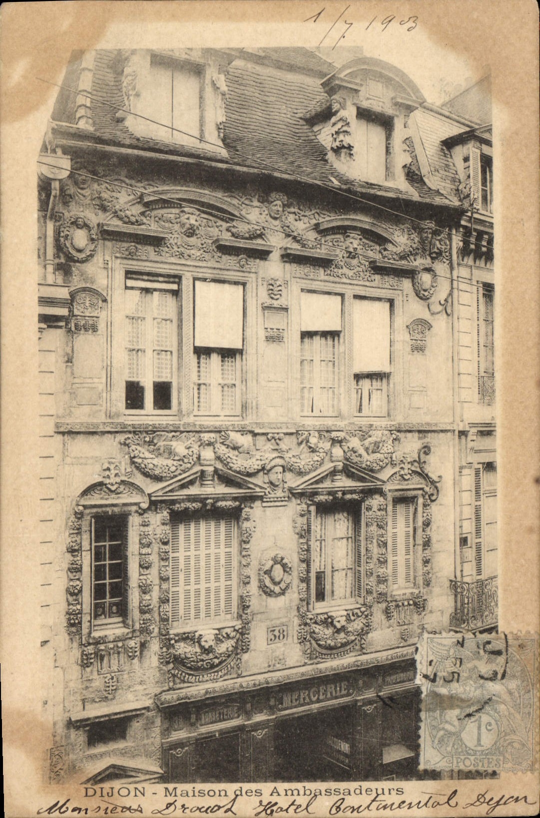 CPA Dijon Maison des Ambassadeurs 