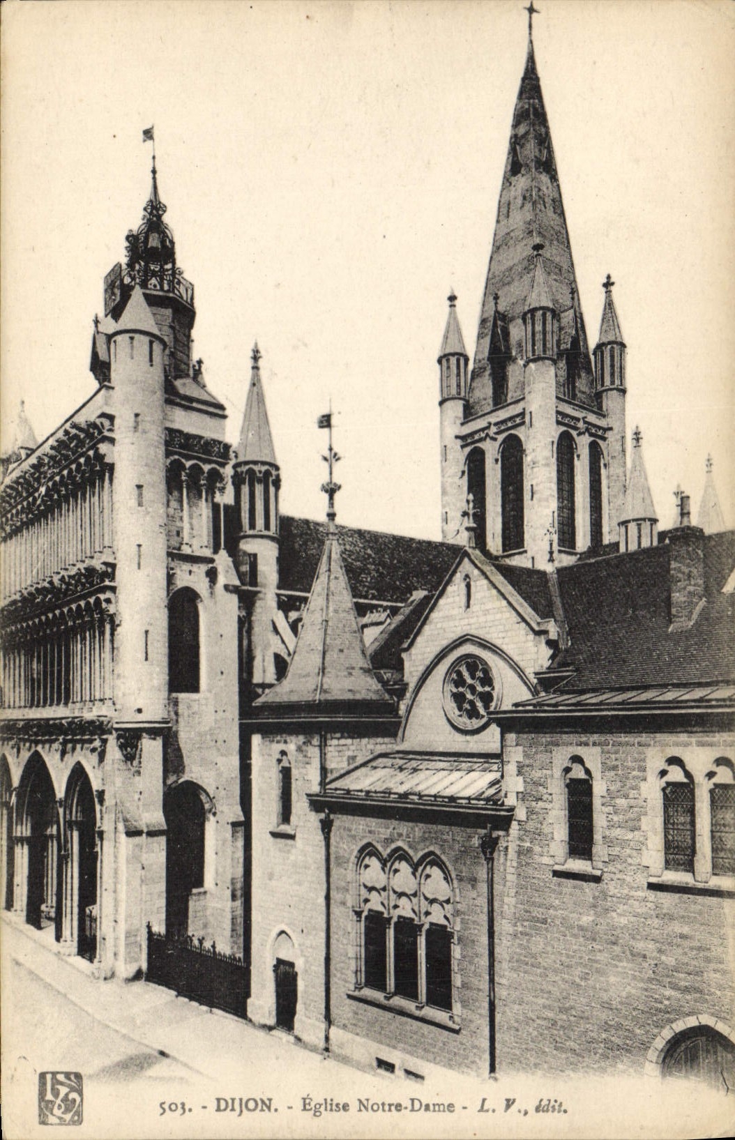 CPA Dijon Eglise Notre Dame 