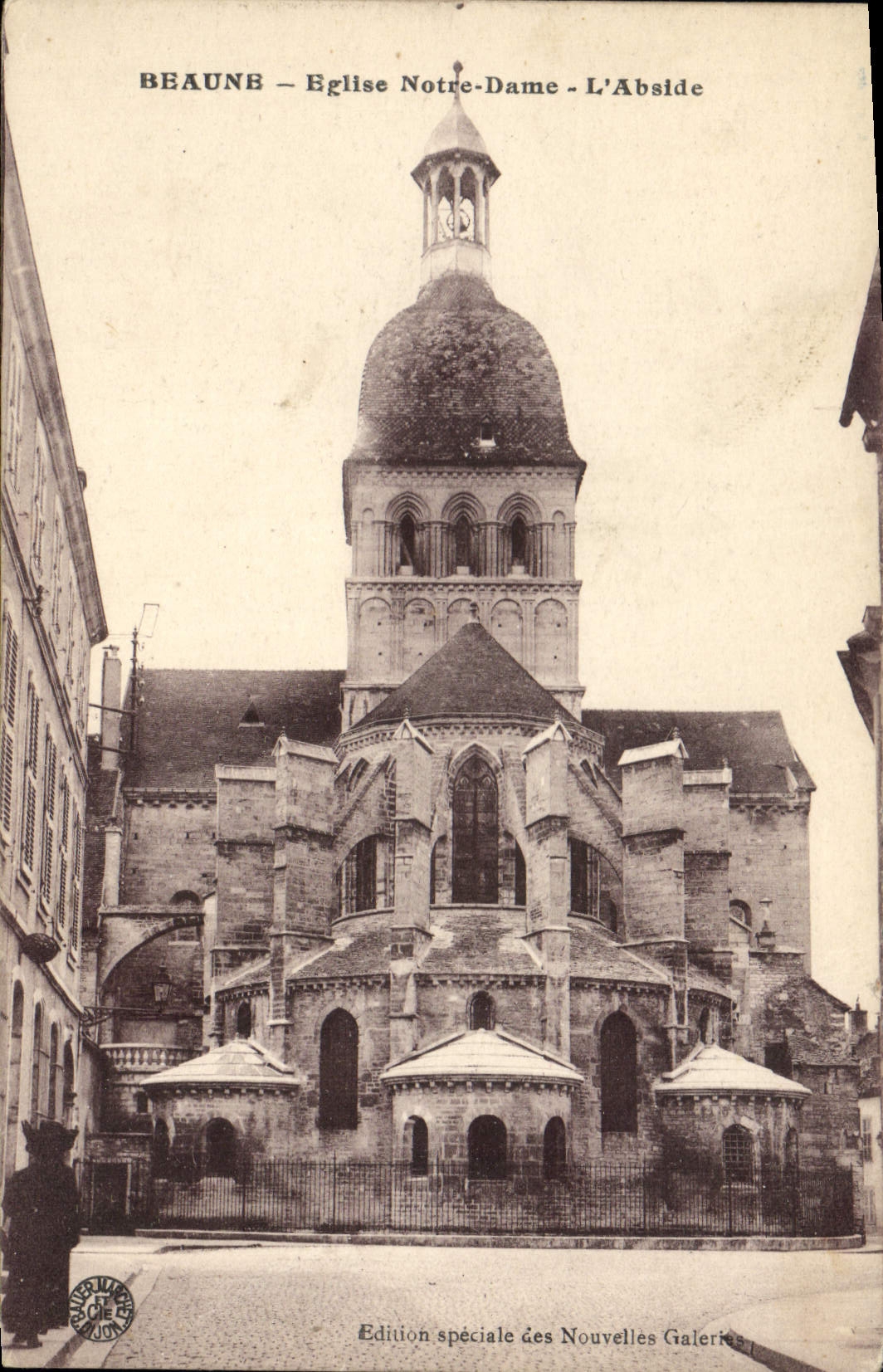 CPA Beaune Eglise Notre Dame l'Abside 