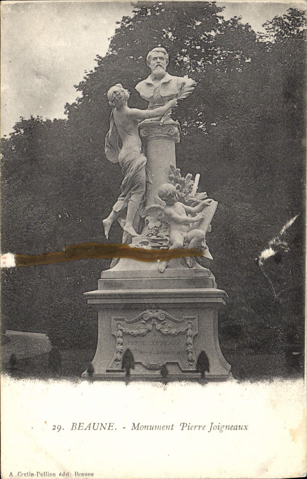 CPA Beaune Monument Pierre Joigneaux 