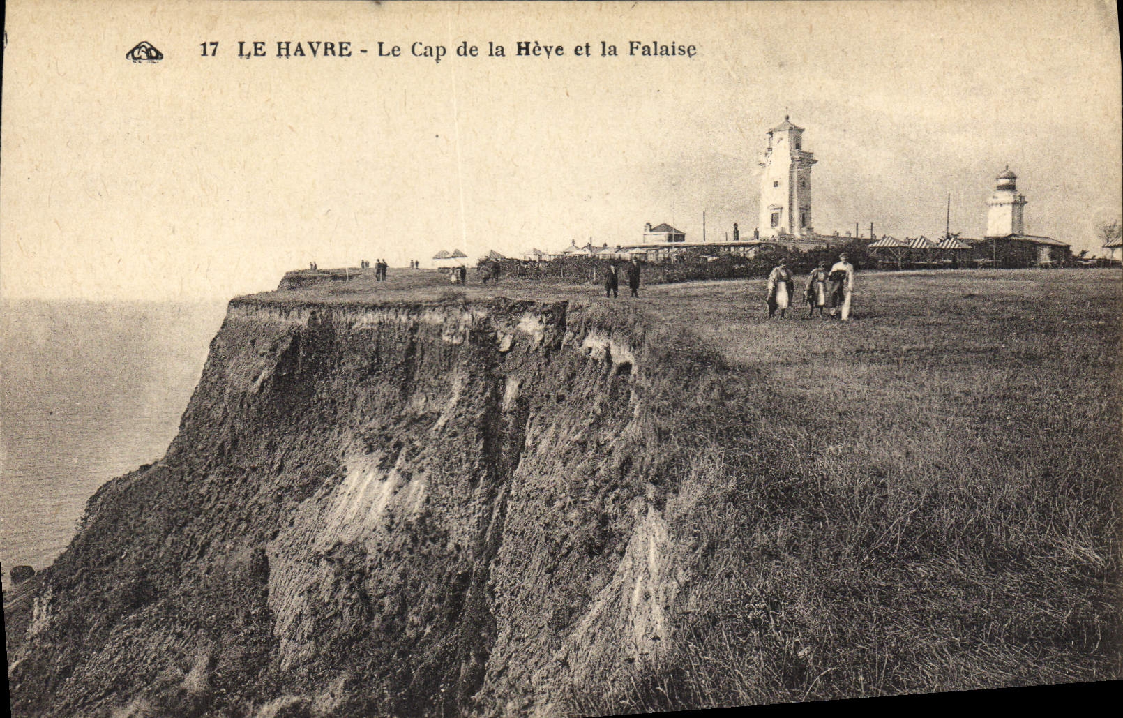 CPA Le Havre Le Cap de la Heve et la Falaise 