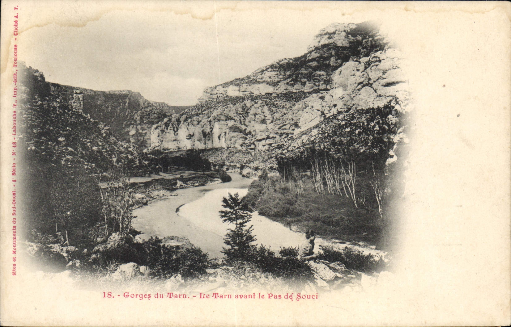 CPA Gorges du Tarn Tarn avant la Pas de Souci
