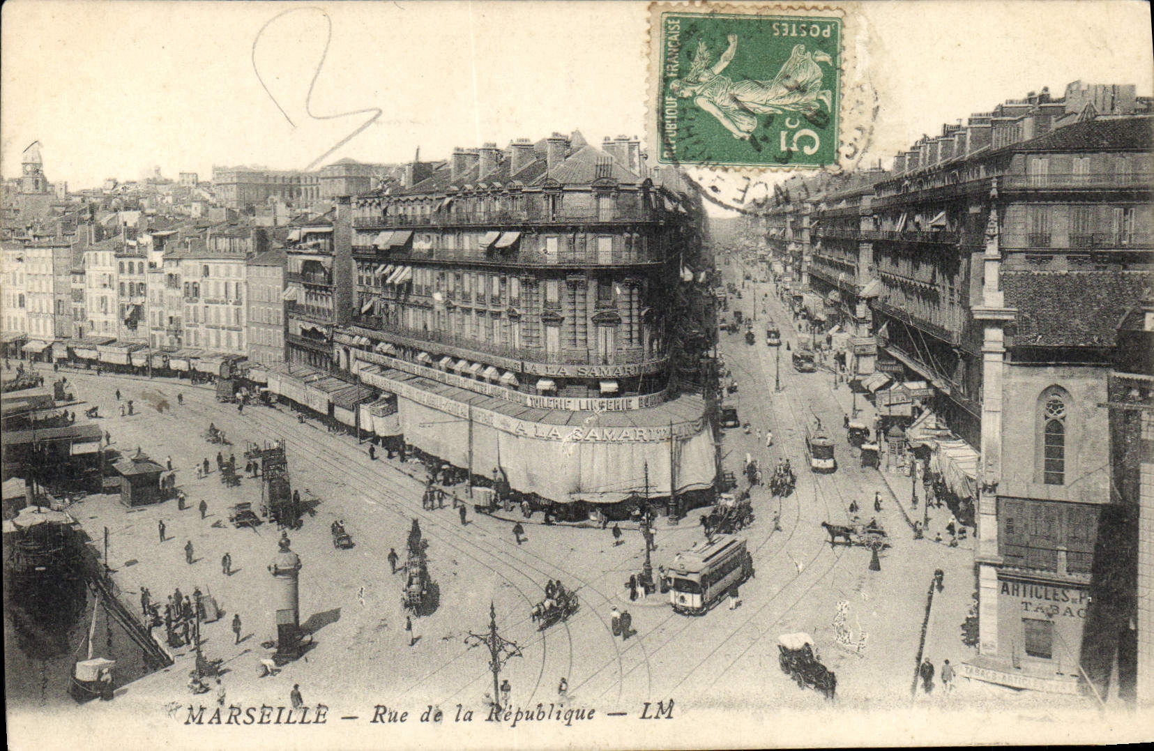CPA Marseille Rue de la Republique 
