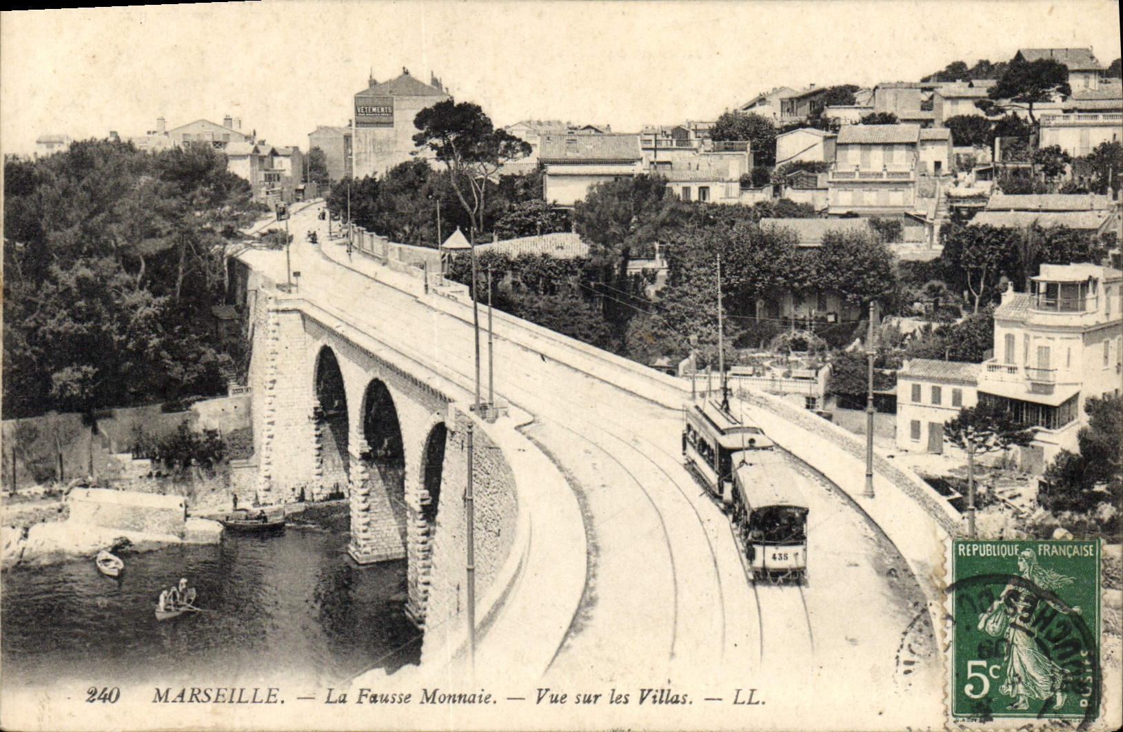 CPA Marseille La Fausse Monnaie vue sur les Villas 