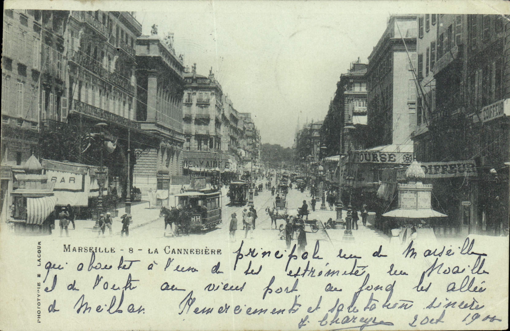 CPA Marseille La Cannebiere