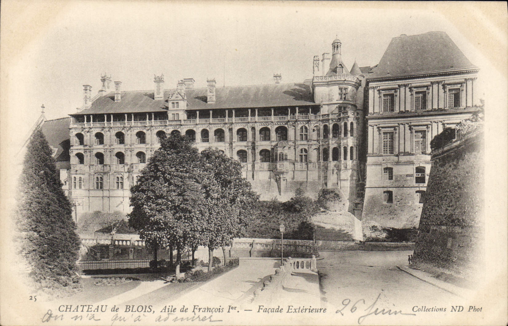 CPA Chateau de Blois Aile de Francois Ier Facade Exterieure 