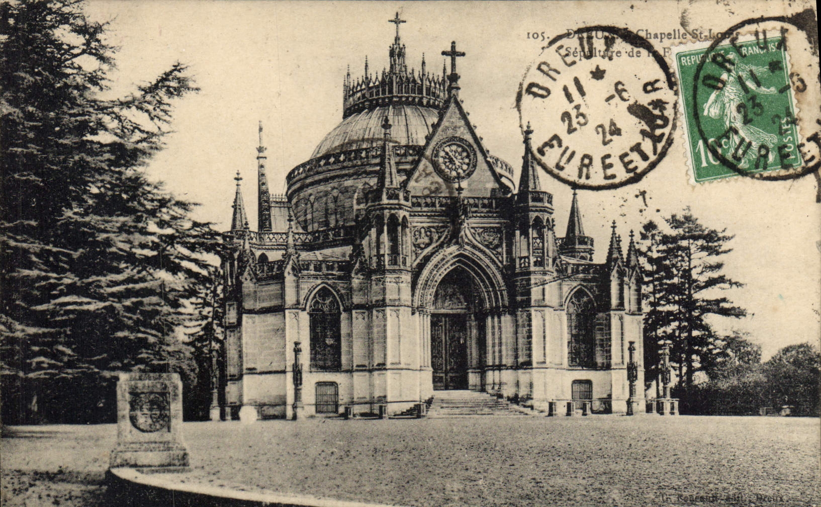 CPA Dreux Chapelle St Louis 
