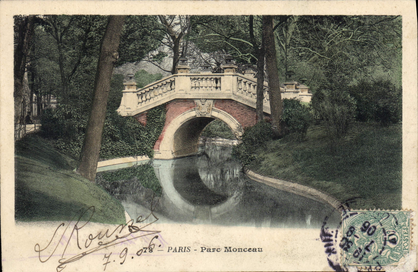 CPA Paris Parc Monceau 