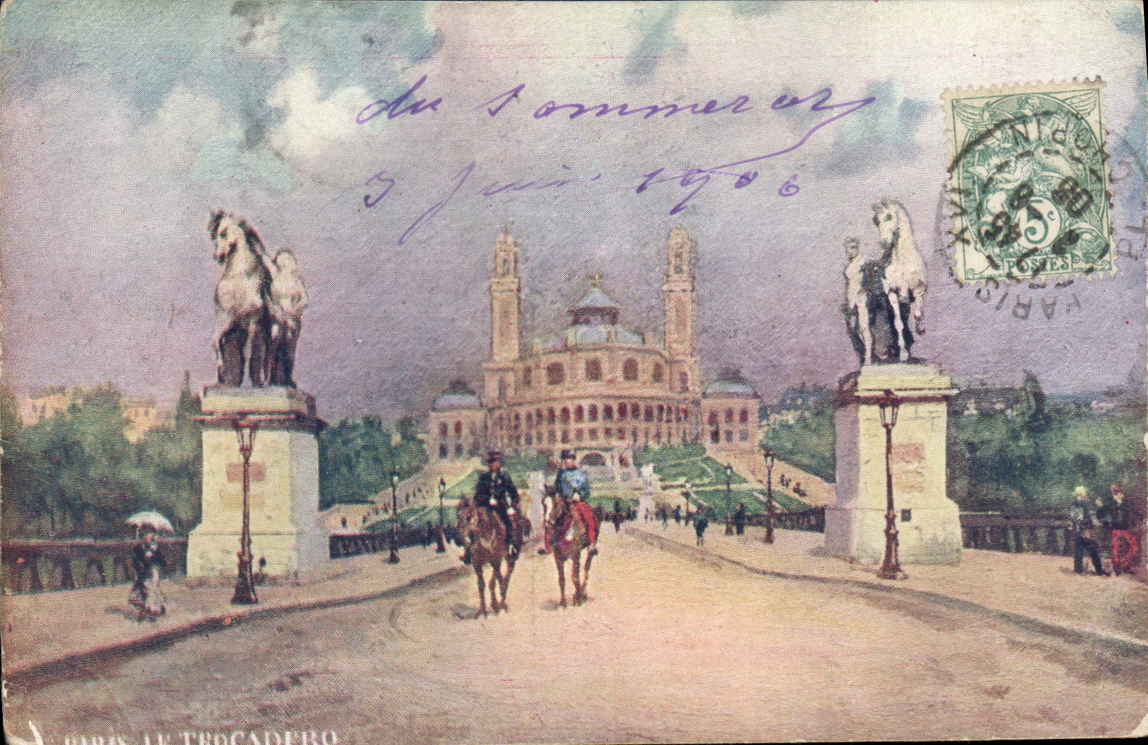 CPA Paris Le Trocadero 