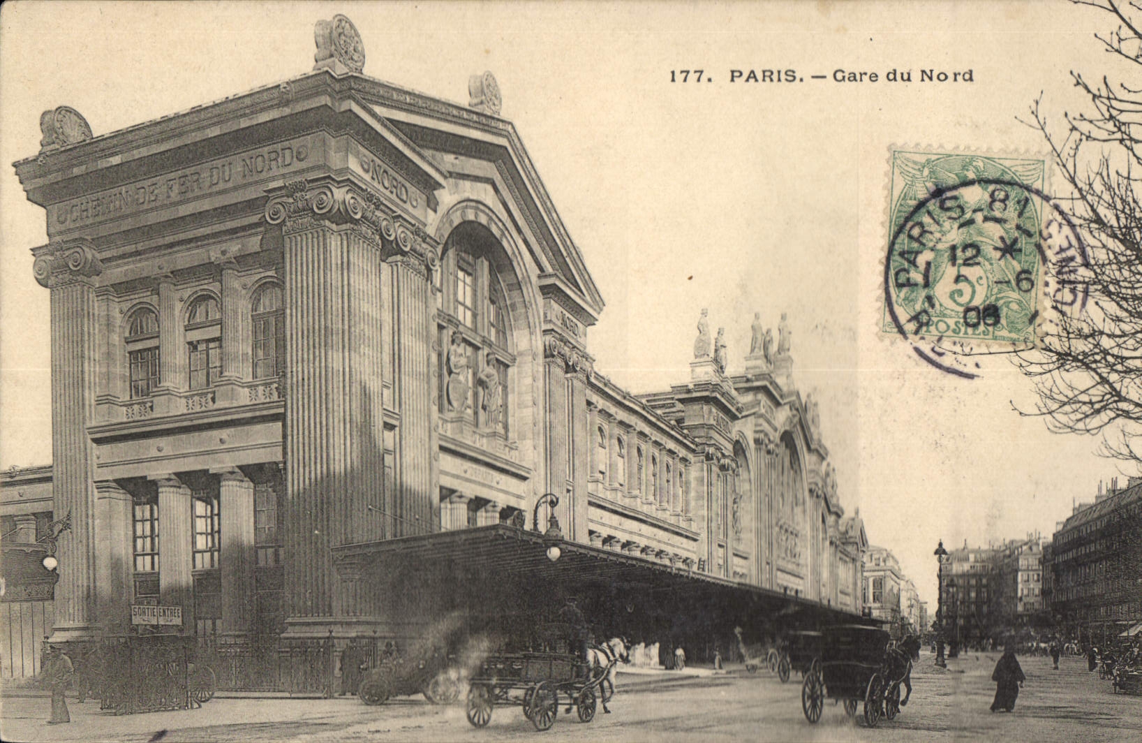 CPA Paris Gare du Nord 