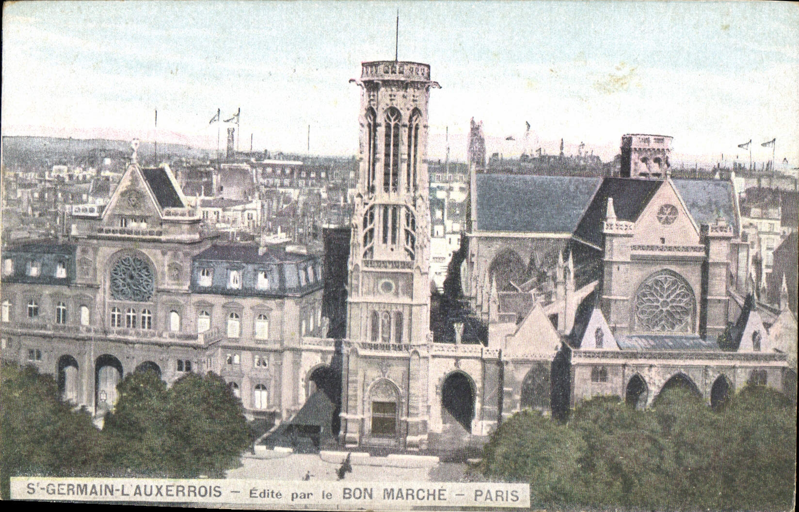 CPA St Germain l'Auxerrois Edite par le Bon Marche Paris