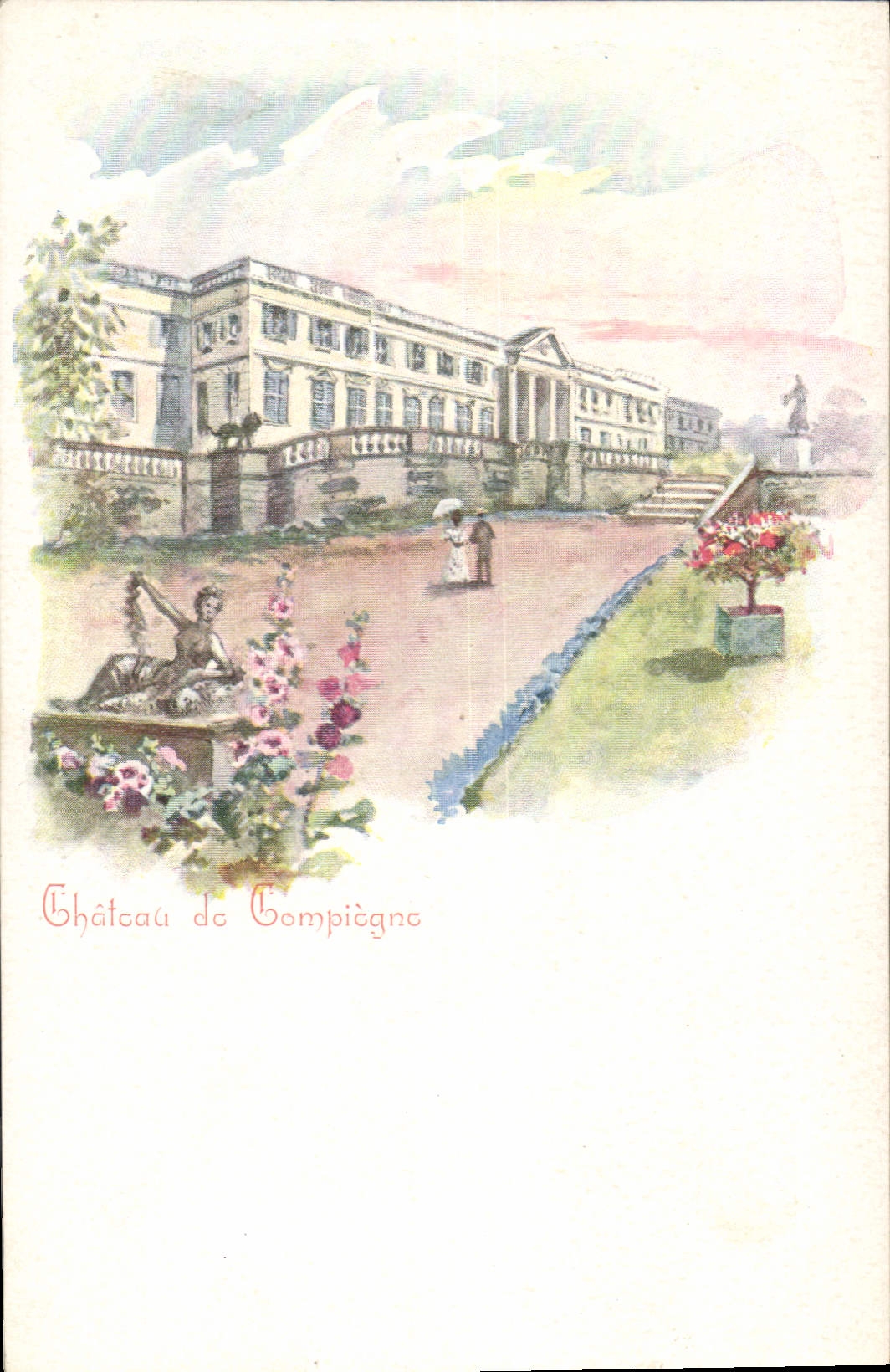 CPA Chateau de Compiegne 