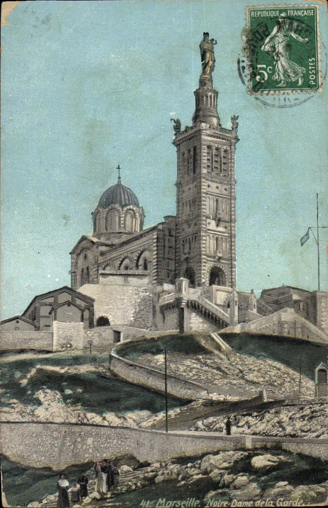 CPA Marseille Notre Dame de la Garde 