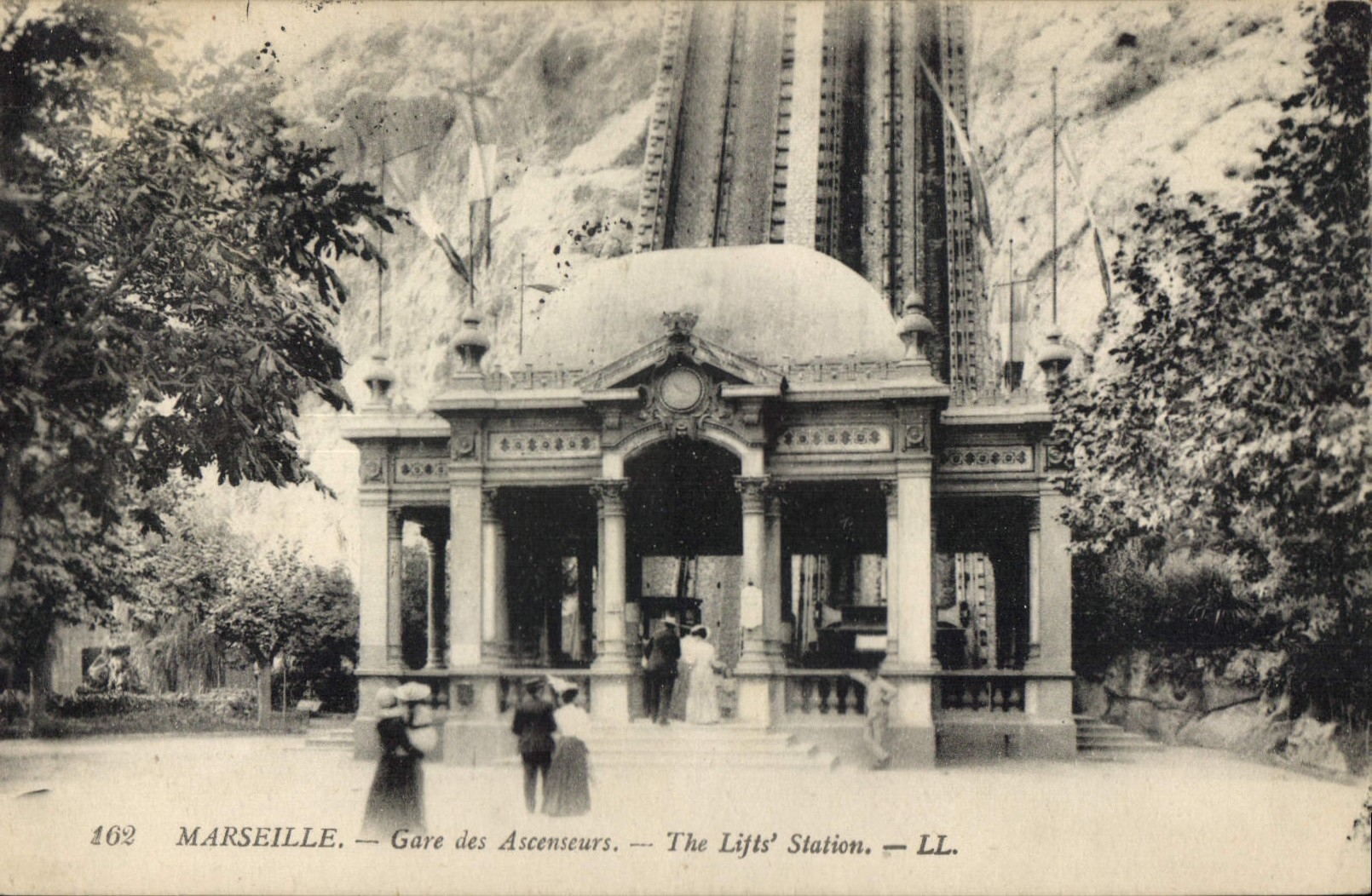 CPA Marseille Gare des Ascenseurs 