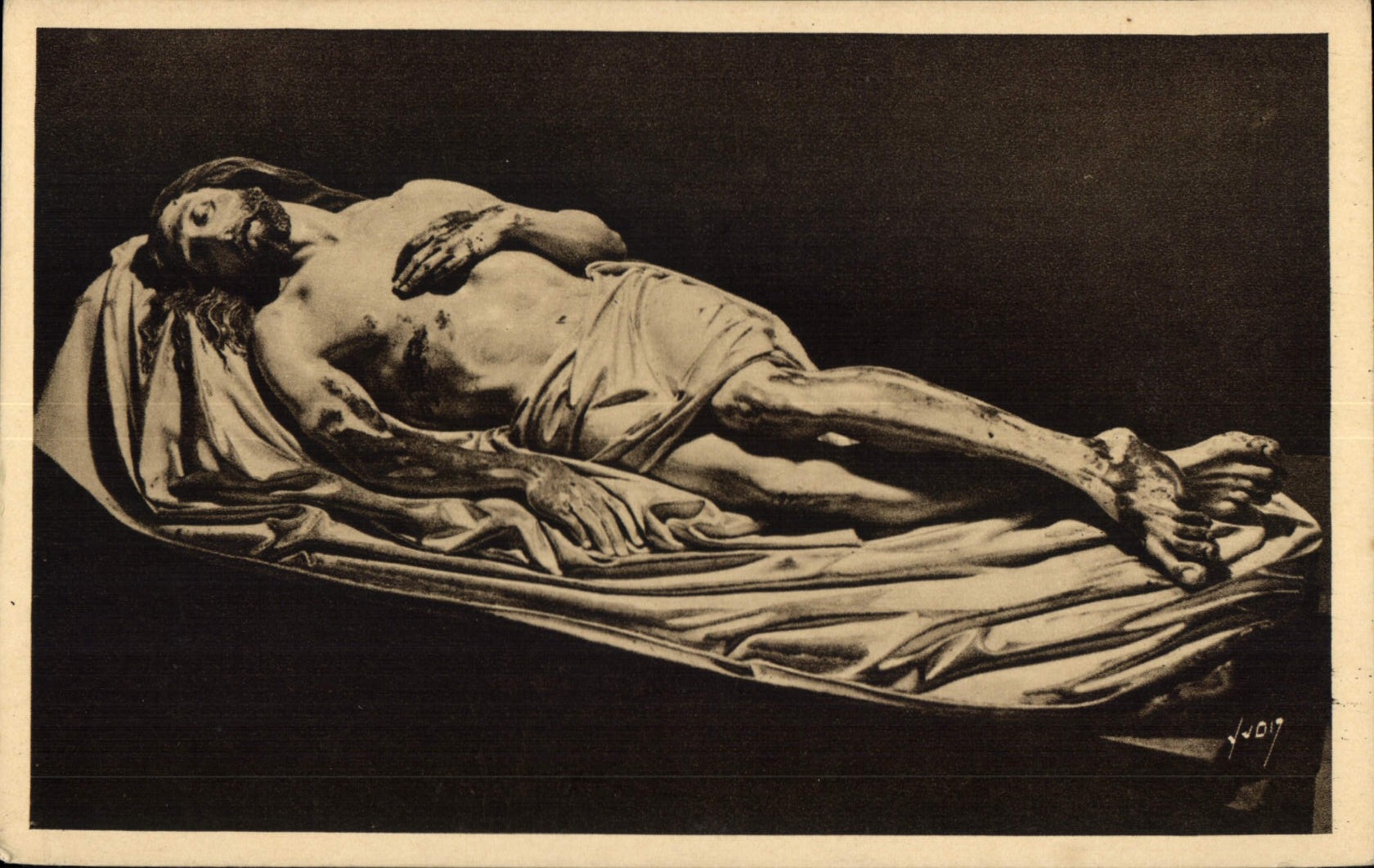 CPA Marseille Bouches du Rhone Notre Dame de la Garde Le Christ au Tombeau 