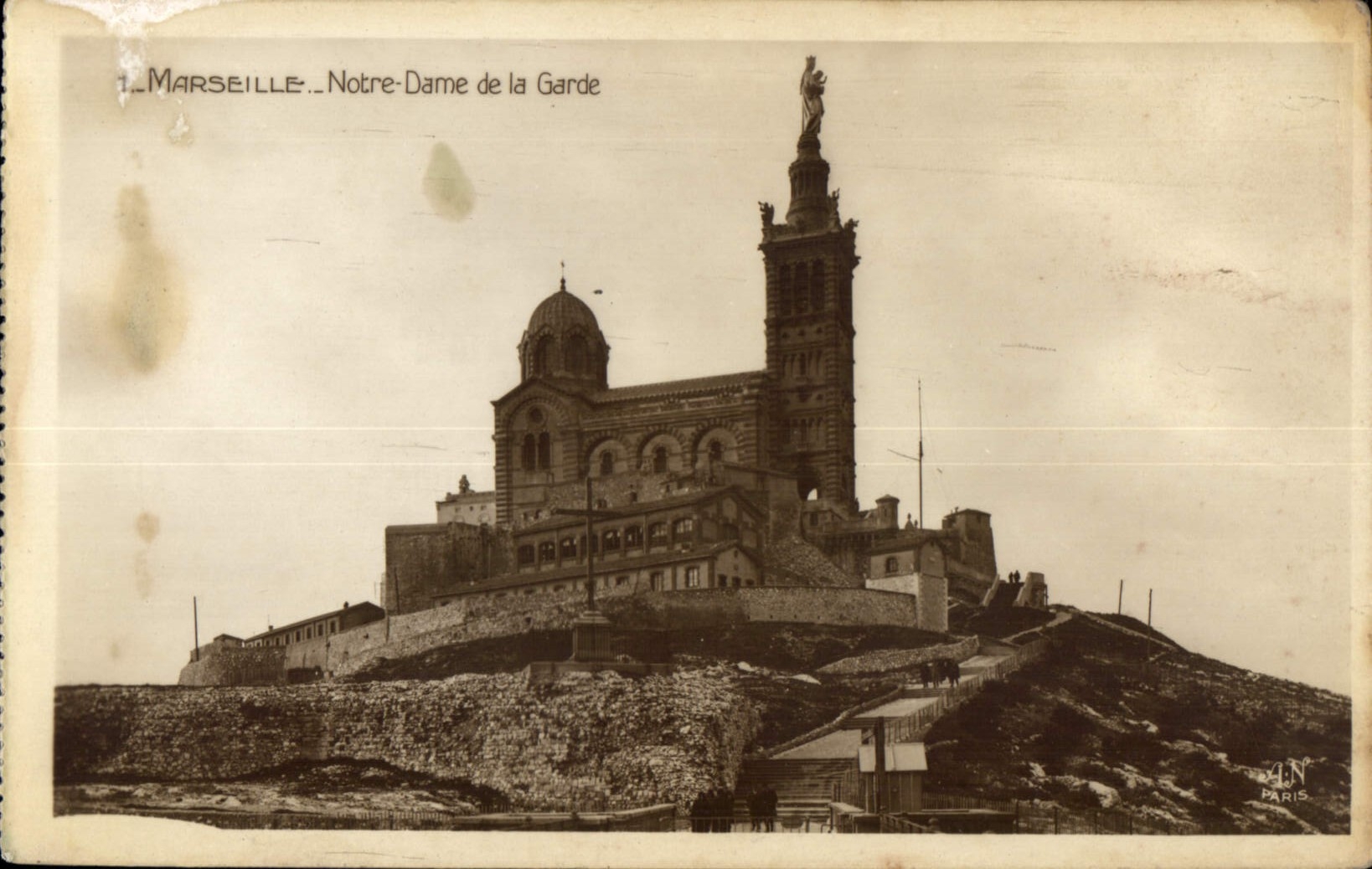 CPA Marseille Notre Dame de la Garde 