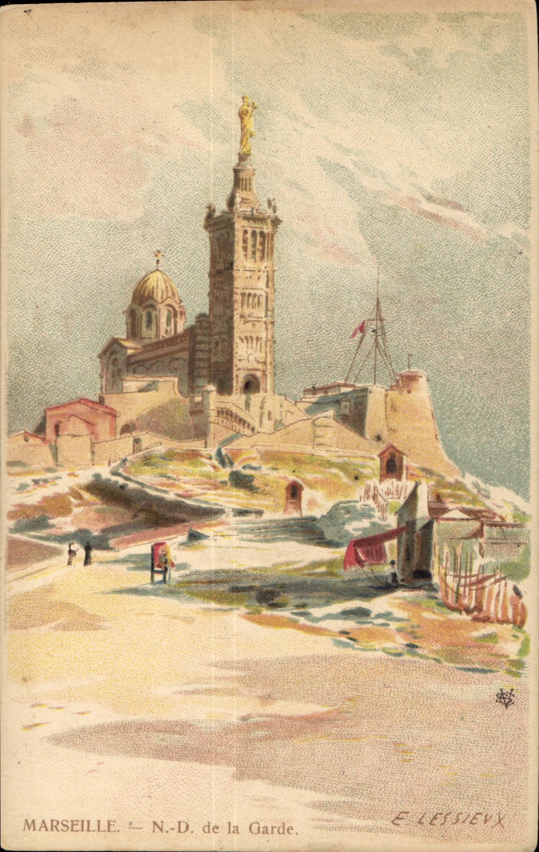 CPA Marseille N D de la Garde 