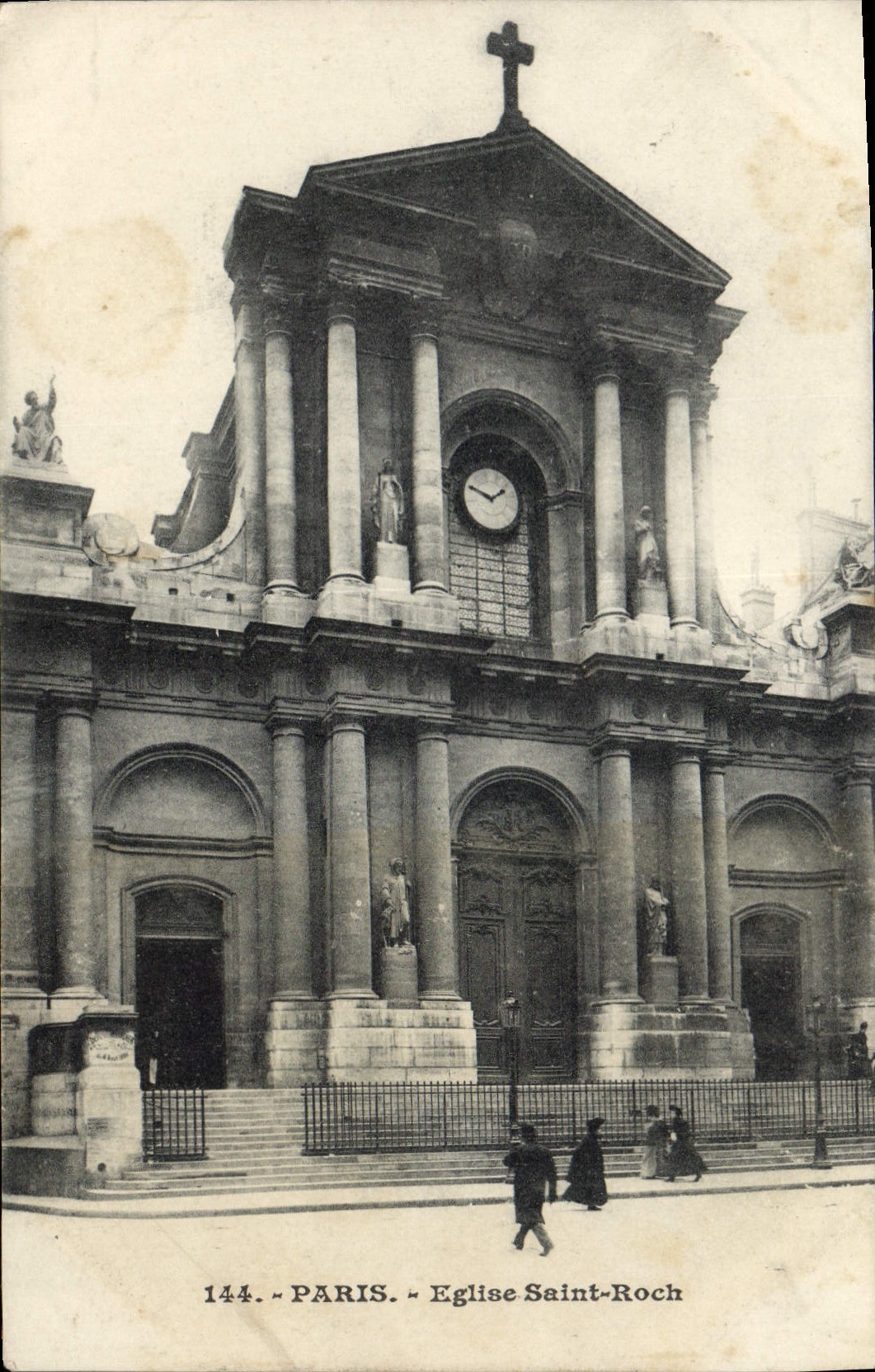 CPA Paris Eglise Saint Roch 
