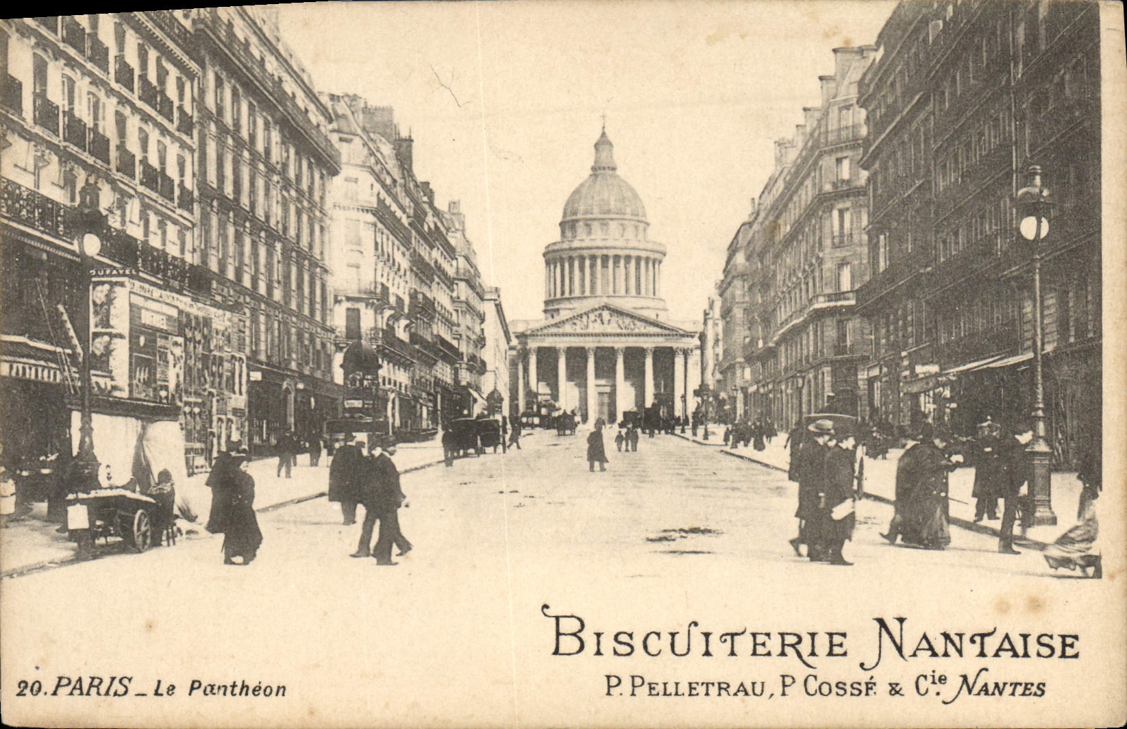 CPA Paris Le Pantheon Biscuiterie Nantaise