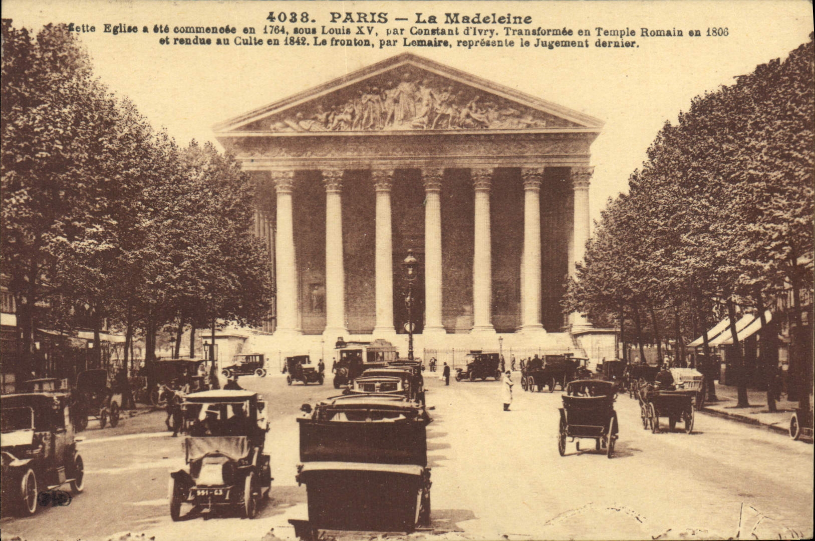 CPA Paris La Madeleine Eglise 