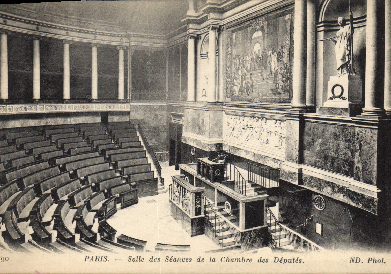 CPA Paris Salle des Seances de la Chambre des Deputes