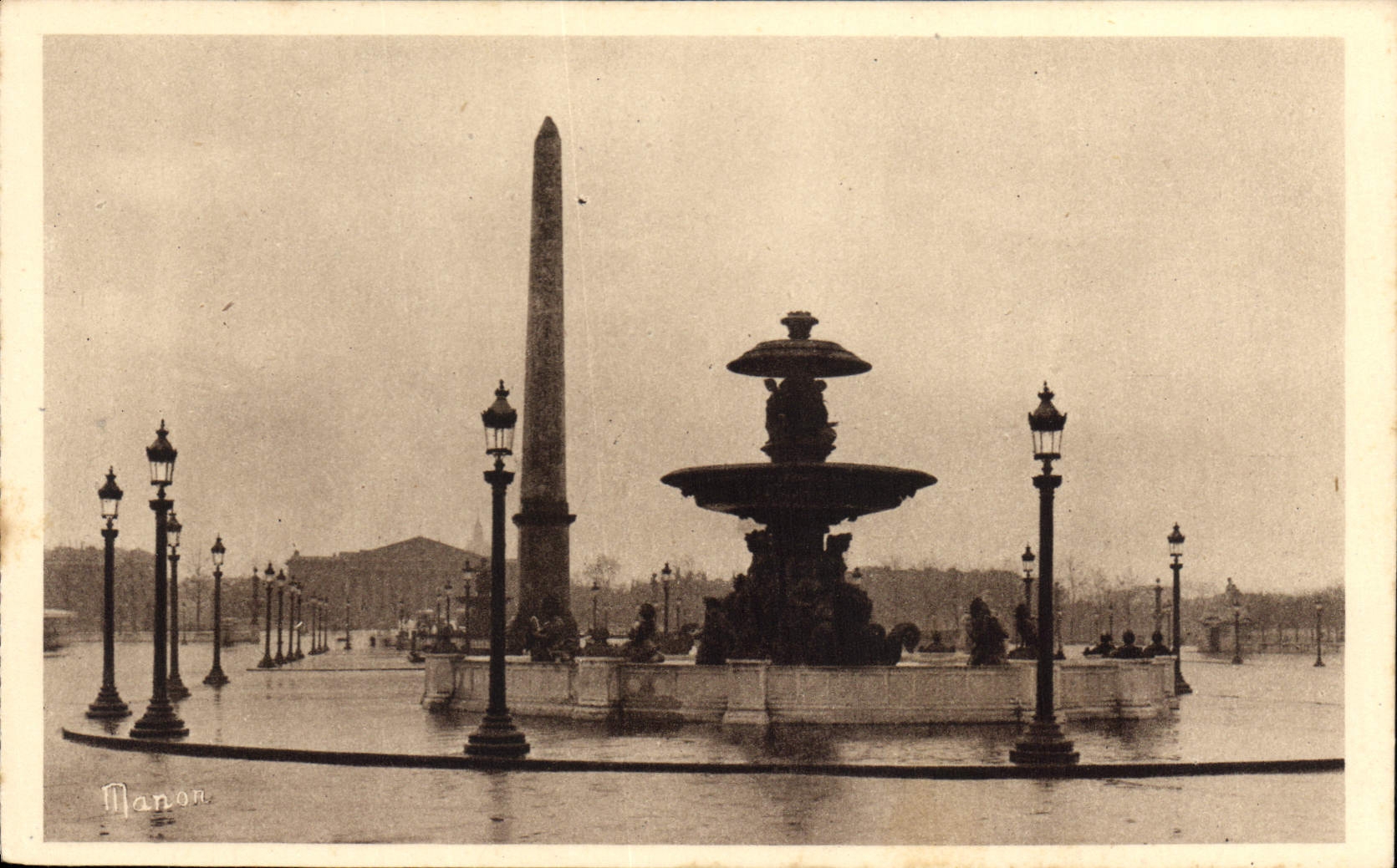 CPA Paris Place de la Concorde 