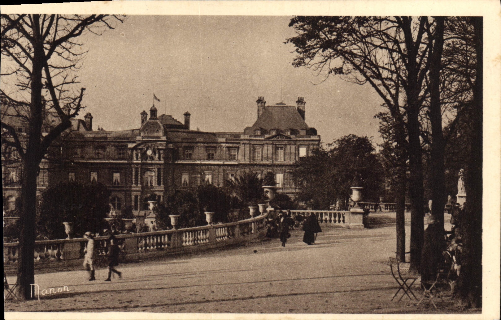 CPA Paris Le Palais du Luxembourg 