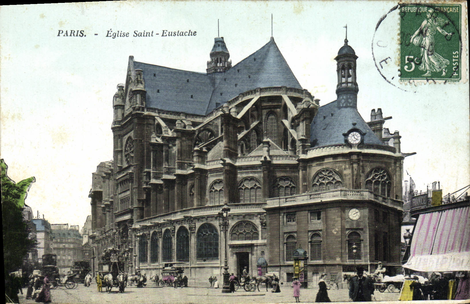 CPA Paris Eglise Saint Eustache 