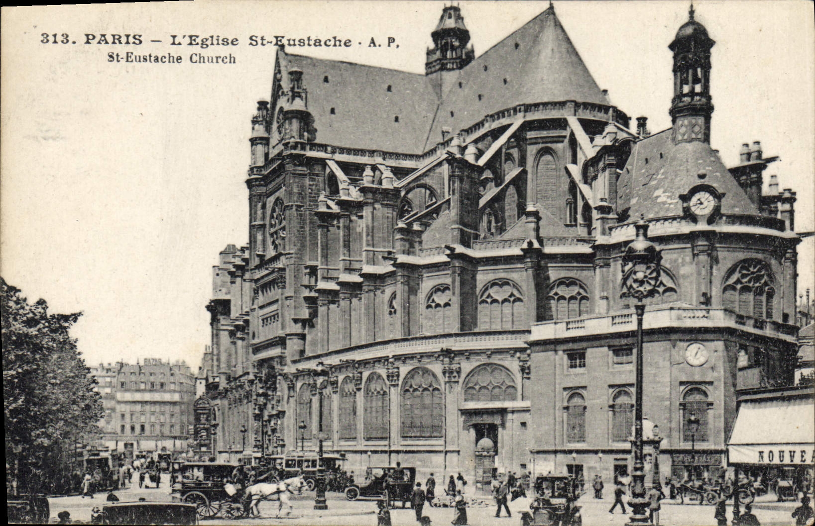 CPA Paris l'Eglise St Eustache 