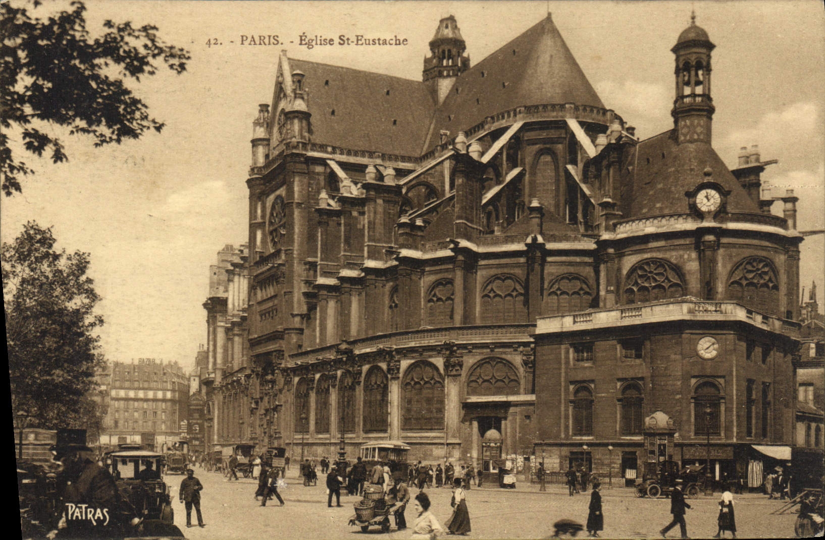 CPA Paris Eglise St Eustache 