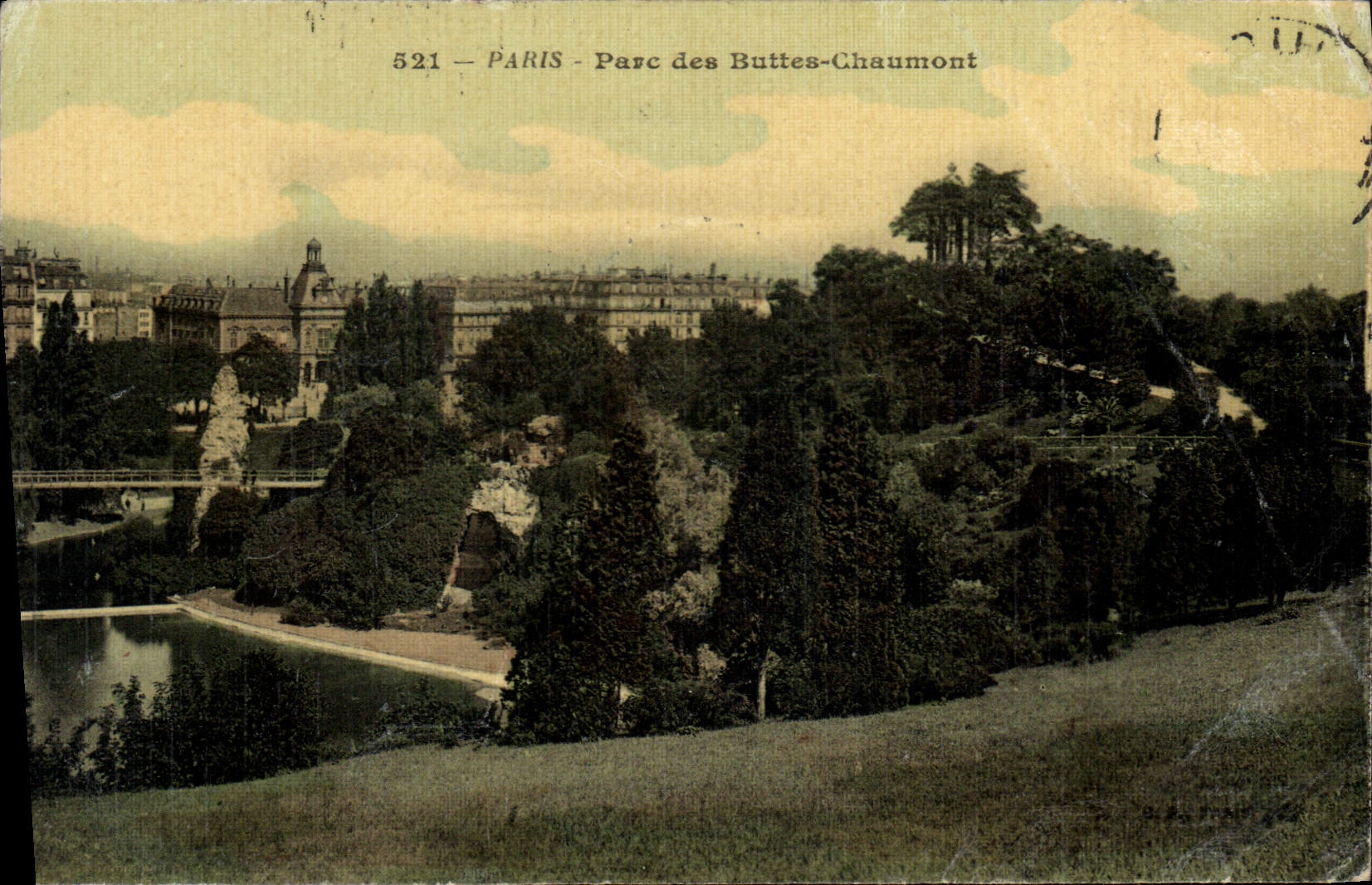 CPA Paris Parc des Buttes Chaumont 