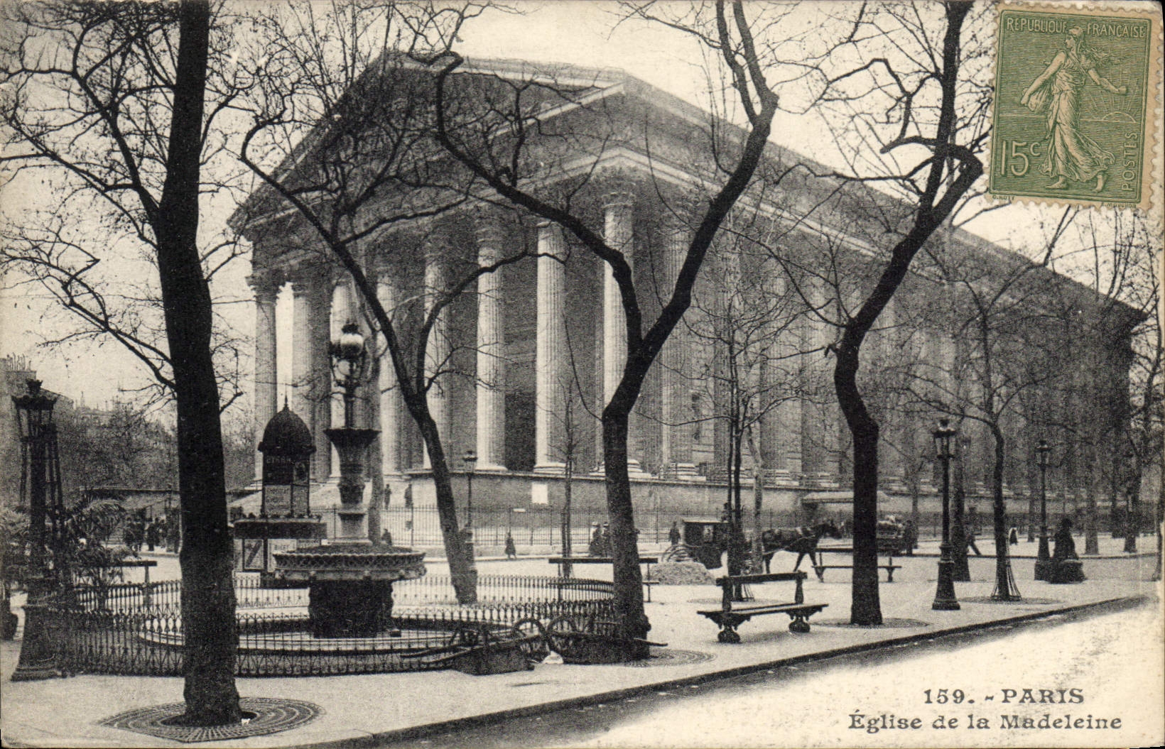 CPA Paris Eglise de la Madeleine 