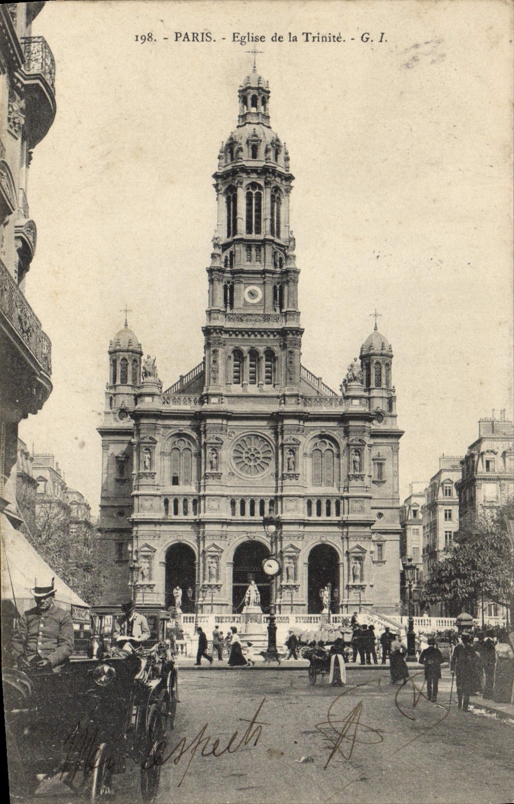 CPA Paris Eglise de la Trinite 