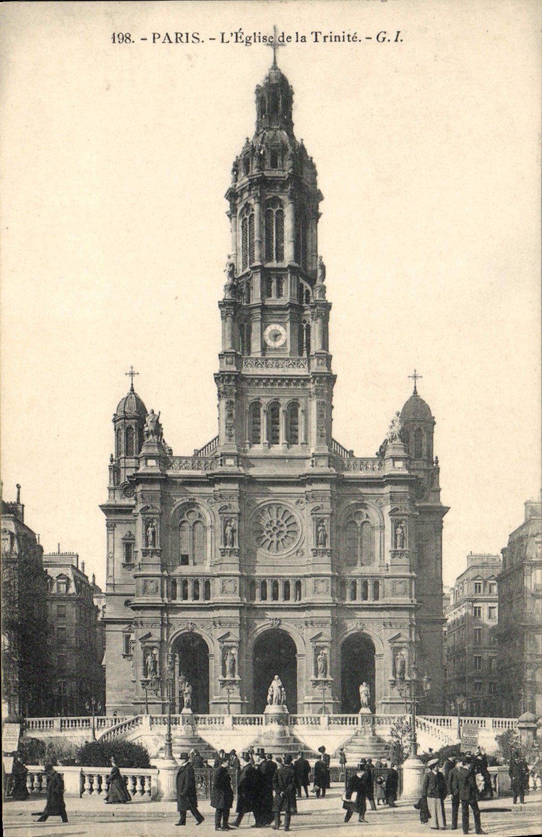 CPA Paris l'Eglise de la Trinite 