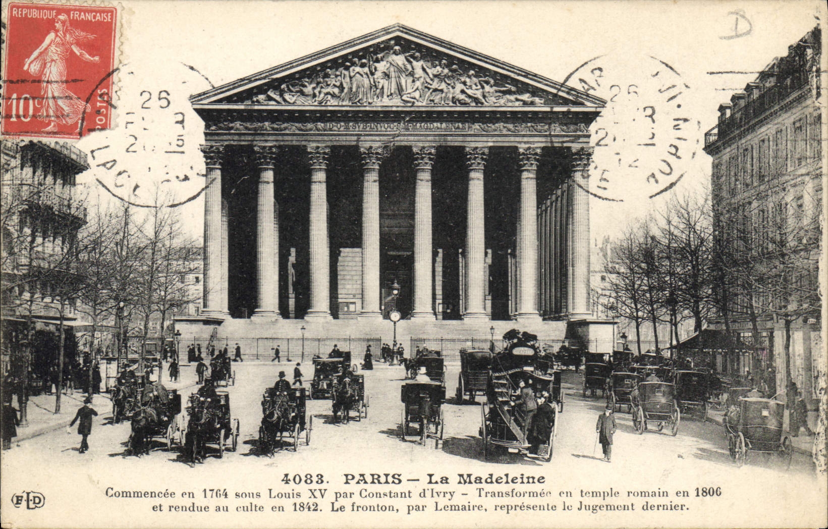 CPA Paris La Madeleine 