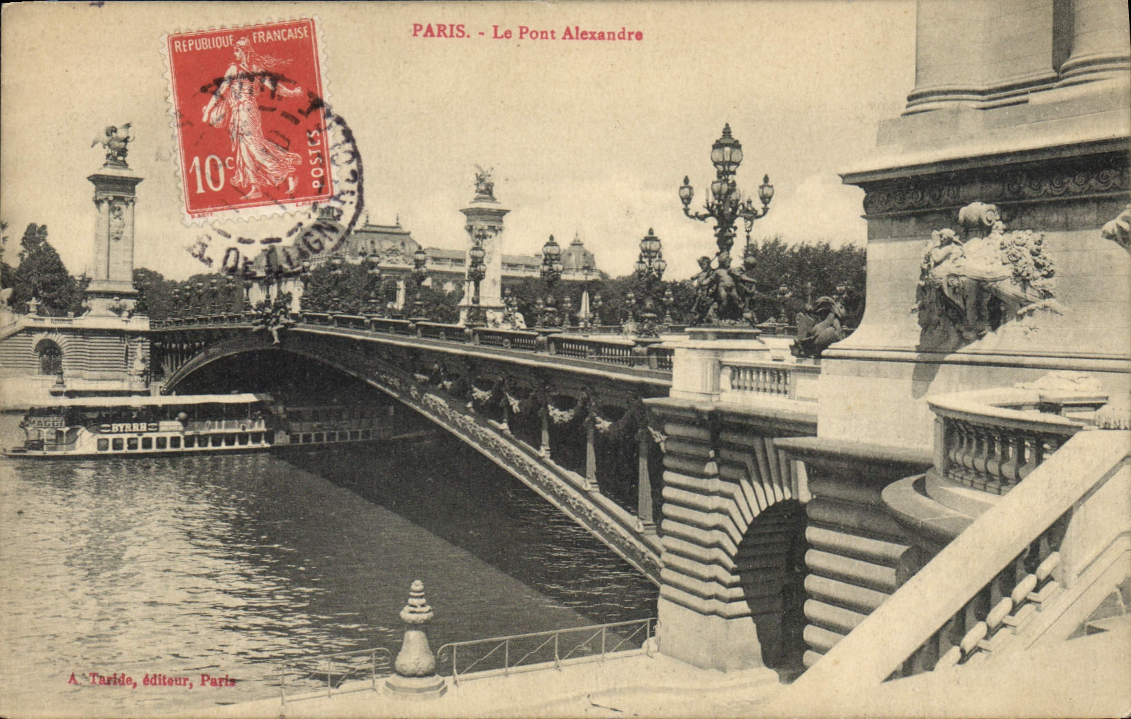 CPA Paris Le Pont Alexandre 