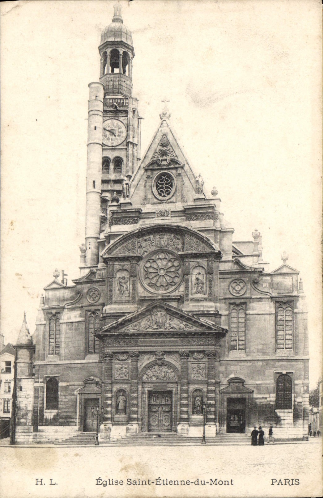 CPA Eglise Sainte Etienne du Mont 